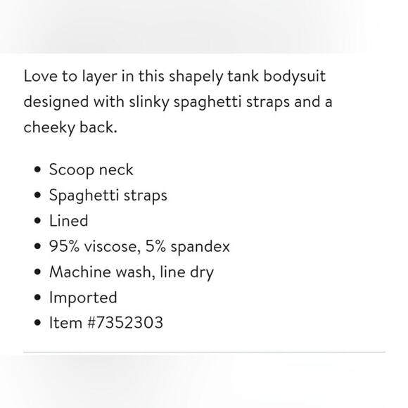 Naked Wardrobe NEW White Spaghetti Strap Neutral Base Layer Cheeky Bodysuit L - Picture 4 of 7